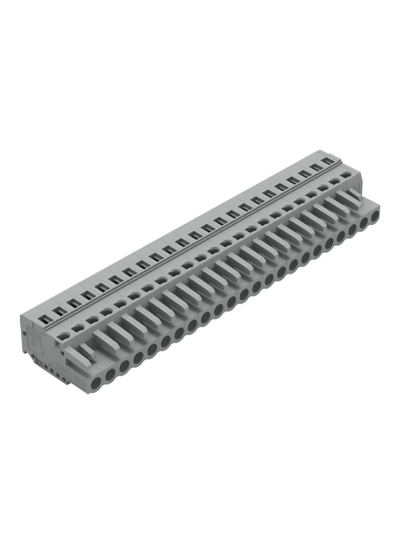 MCS-MIDI Classic gniazdo 23-bieg. szare raster 5 mm /10szt./ WAGO