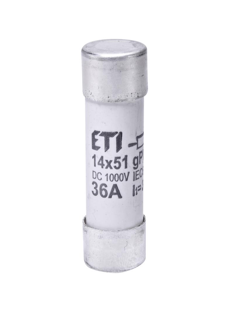 Wkładka topikowa cylindryczna PV CH14x51 gPV 32A 1000V DC 002637111 ETI