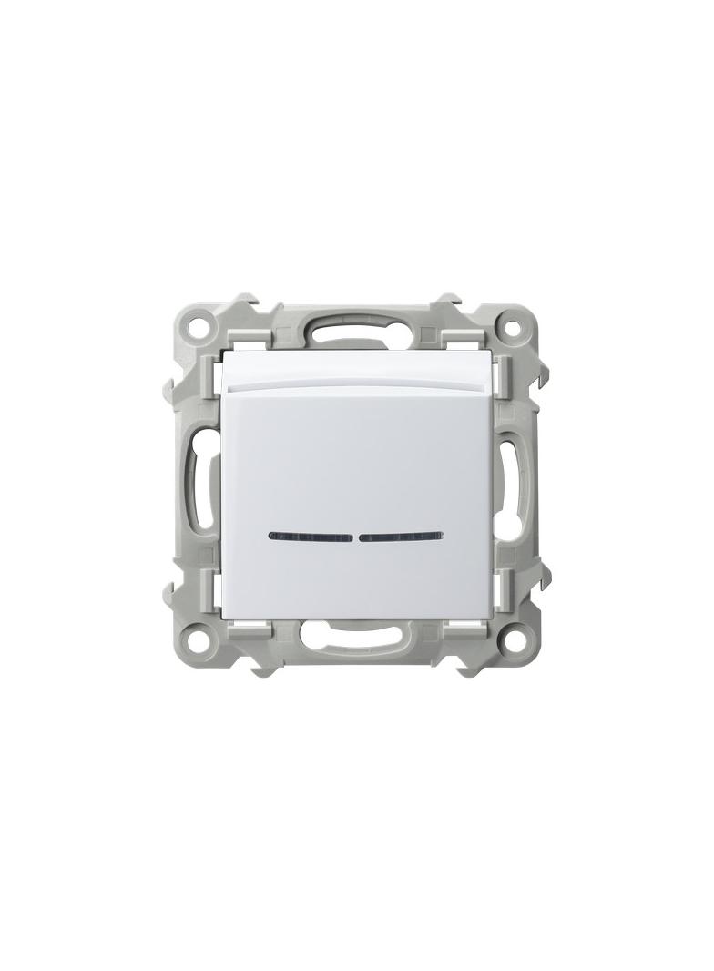 SZAFIR Łącznik hotelowy z podświetleniem pomarańczowym - kolor biały