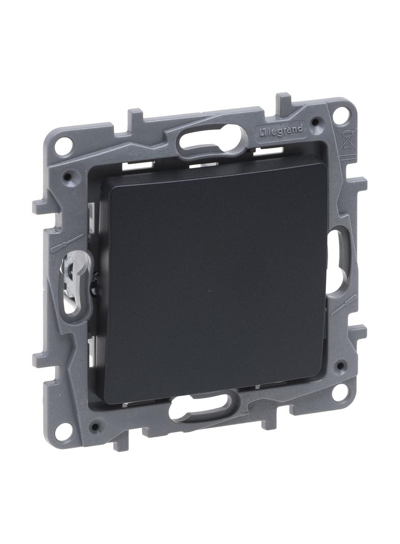 NILOE SELECTION - PRZYCISK POJEDYNCZY 6 A ANTRACYT, Legrand