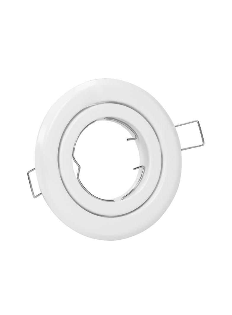 SUTRI RM ramka dekoracyjna oprawy punktowej MR16/GU10 max 50W okrągła regulowana biała AD-OD-6176/W