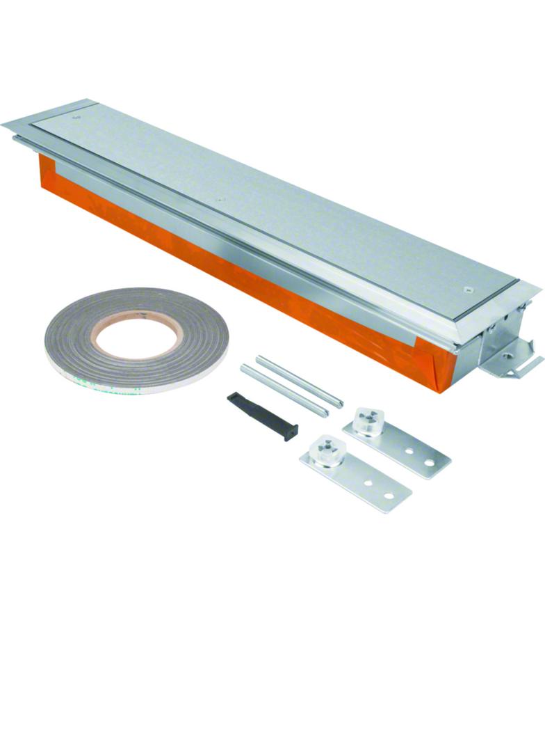 tehalit.BK Końcówka kanału wanna stalowa BKWD 600x(80-120)mm stal BKWDE600080 HAGER
