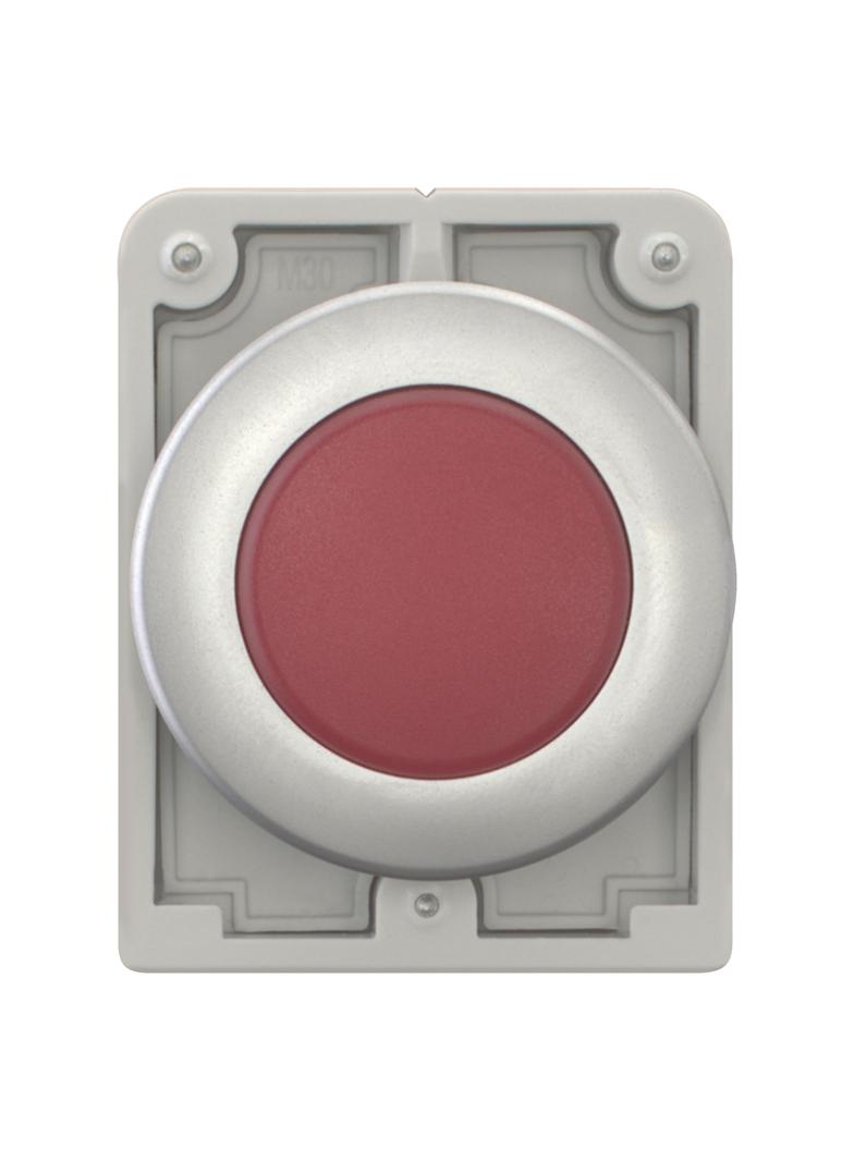 M30C-FL-R Główka lampki sygnalizacyjnej 30mm płaska czerwona 183282 EATON