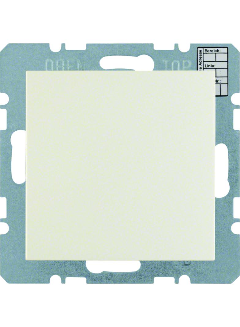 BERKER KNX system B.Kwadrat Regulator temperatury bez sterowania ręcznego z interfejsem uniwersalnym kremowy 75441252 HAGER