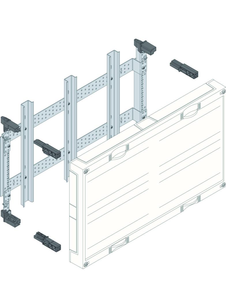 univers N Blok dla zacisków szeregowych pionowych 300x500mm UD22A2 HAGER