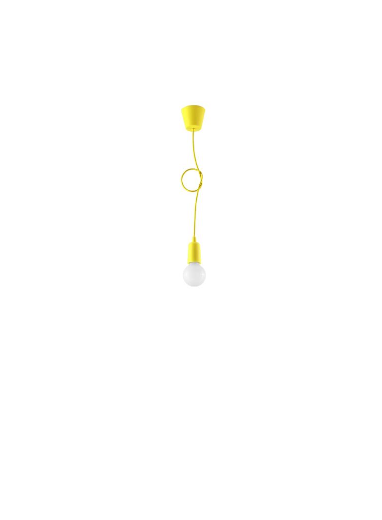 Sollux Lampa wisząca DIEGO 1 żółta SL.0578