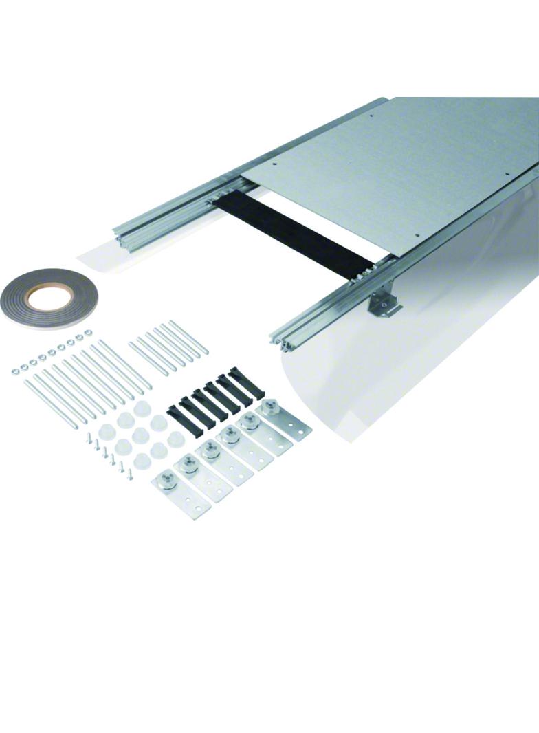 tehalit.BK Kanał współpoziomy boczna folia ochronna BKFD 400x(145-190)mm stal BKFD400145 HAGER