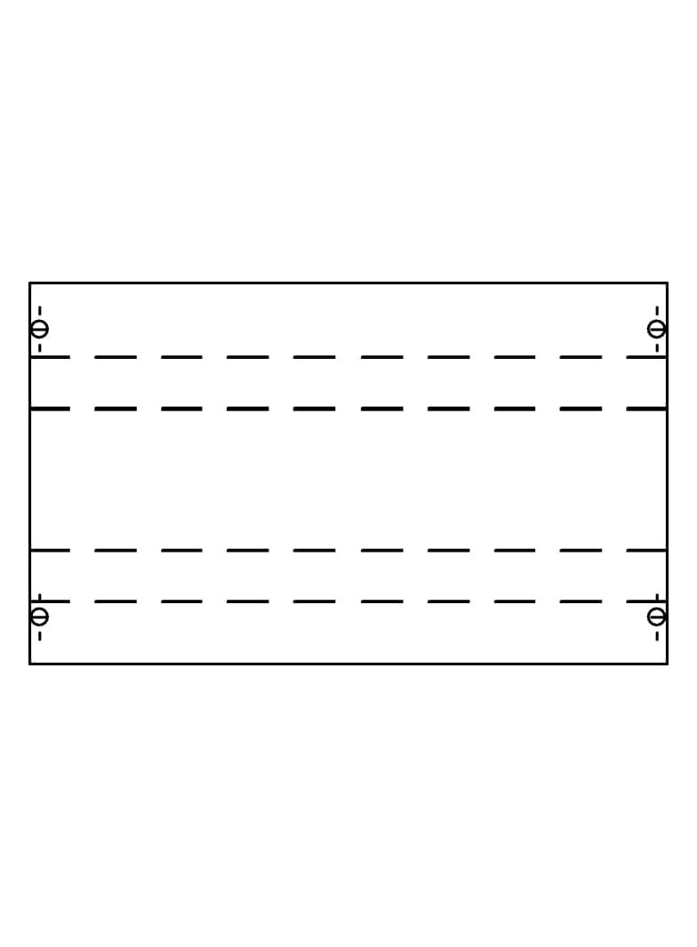 MBK207K Zestaw moduł pod Zaciski na szynę DIN (do samodzielnego montażu)