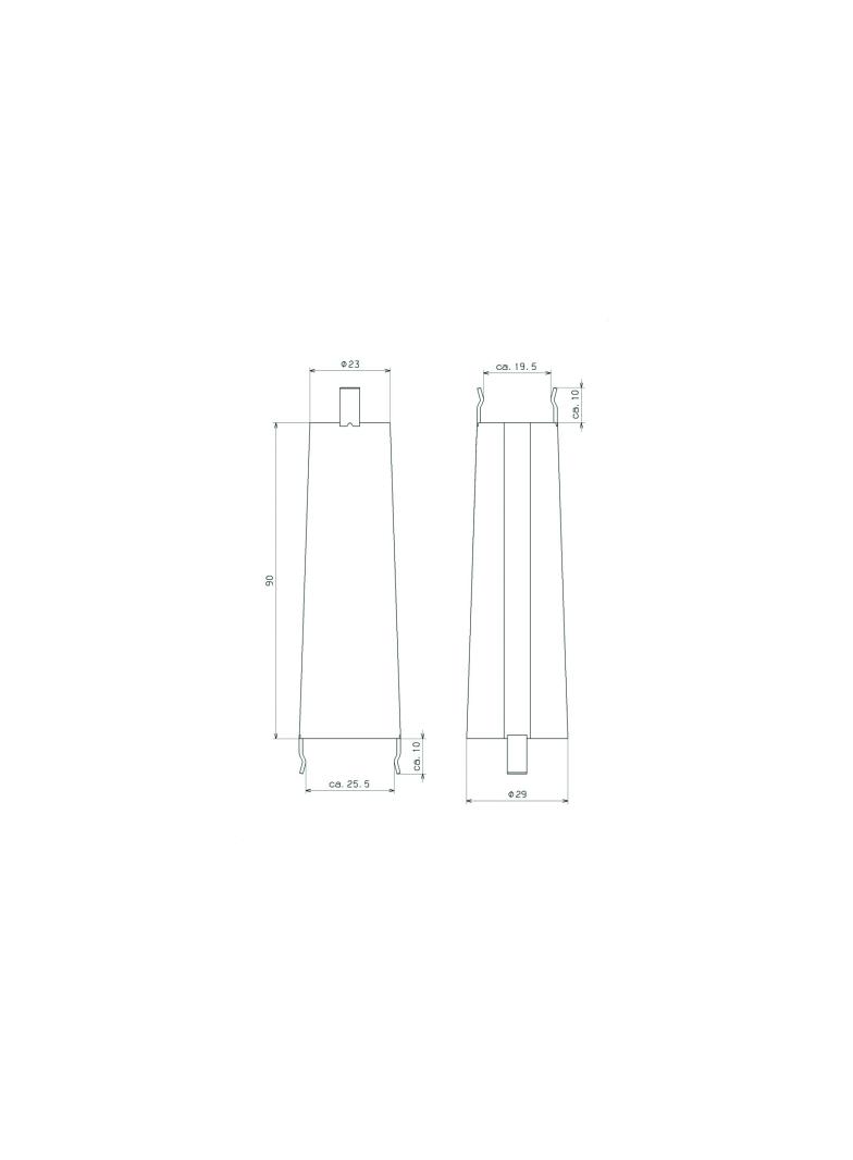 Klucz do śrub uziemiających E27/E14, DII i DIII