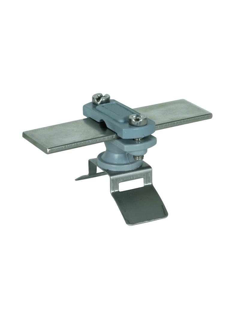 Wspornik do drutu 6-11 mm lub płask. 30 mm, do rury spustowej, stal nierdzewna NIRO