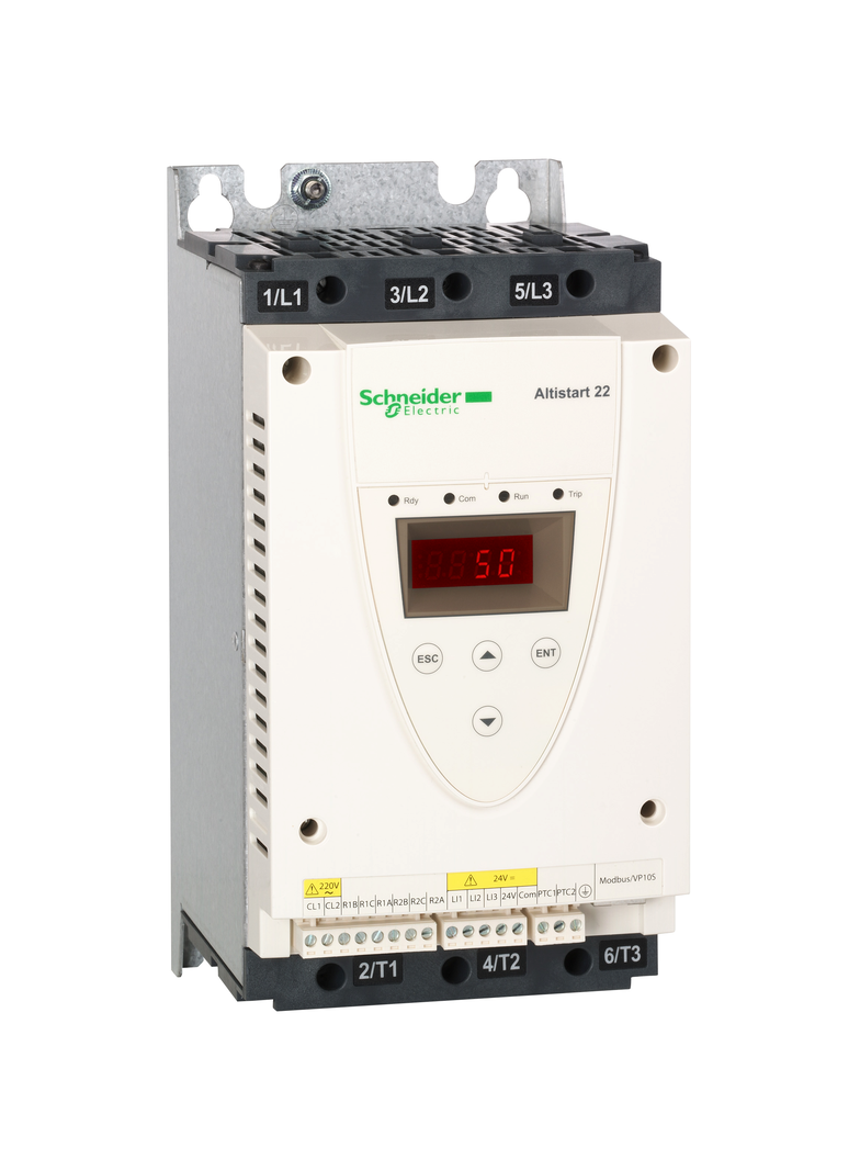 Układ łagodnego rozruchu ATS22 3 fazowe 230/600VAC 50/60Hz 9kW 17A IP20