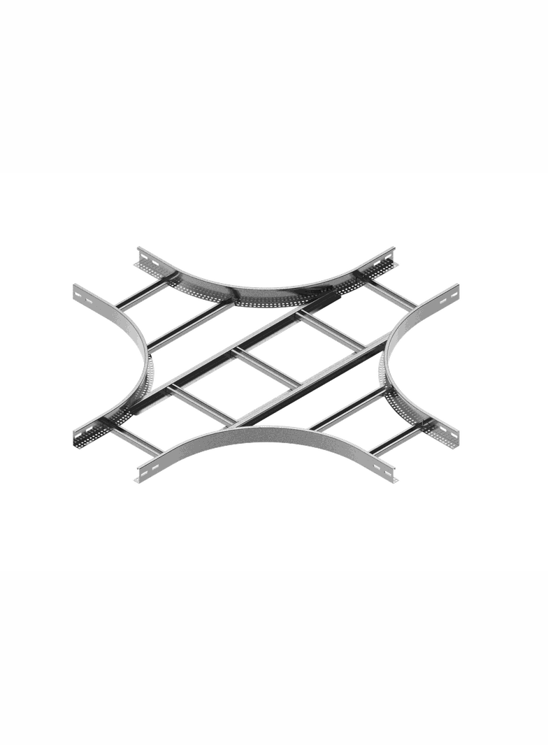 Czwórnik drabinki 500x45mm Grubość 2,00 mm CZDC500H45 N  447550 BAKS