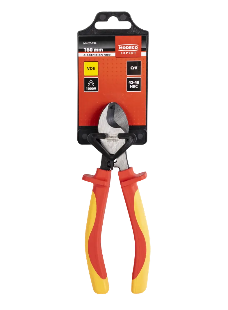 Szczypce do obcinania kabli 160mm 1000V VDE MN-20-094 RAWLPLUG