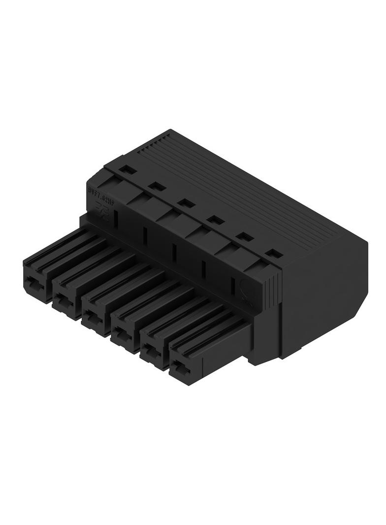 BVF 7.62HP/06/180 SN BK BX Złącze kablowe do płytek drukowanych /30szt./ WEIDMULLER