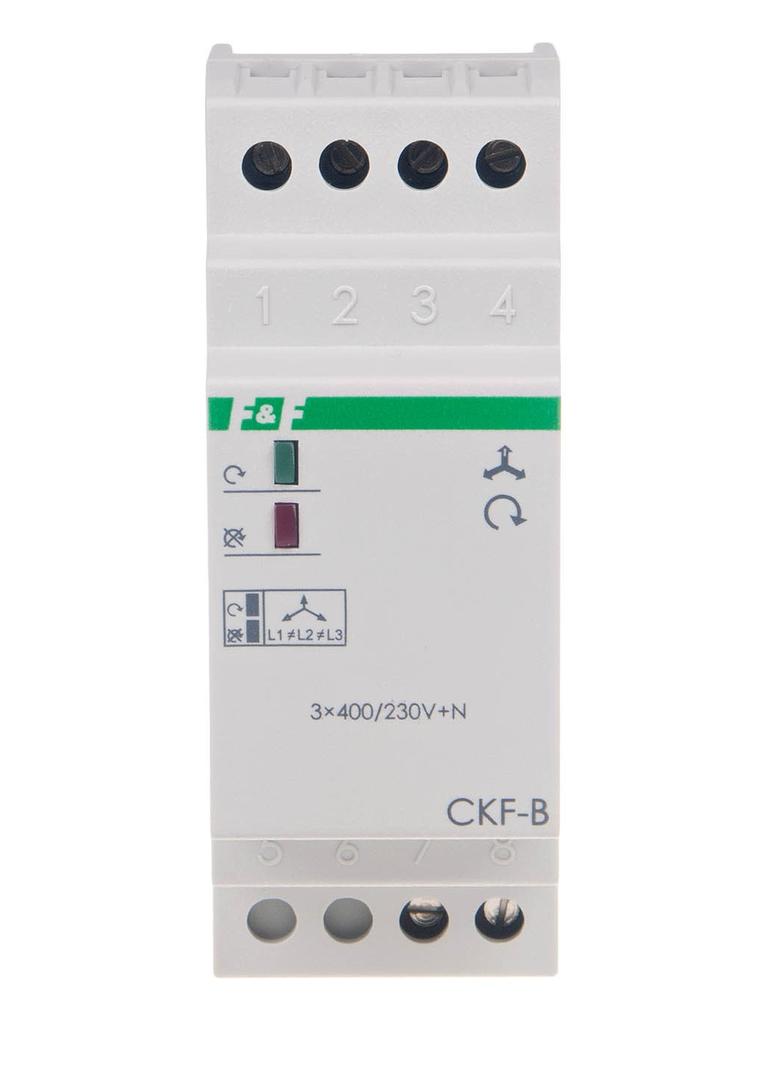 CZUJNIK KOLEJNOŚCI I ZANIKU FAZY, STYKI: 1Z , I=10A, 2 MODUŁY