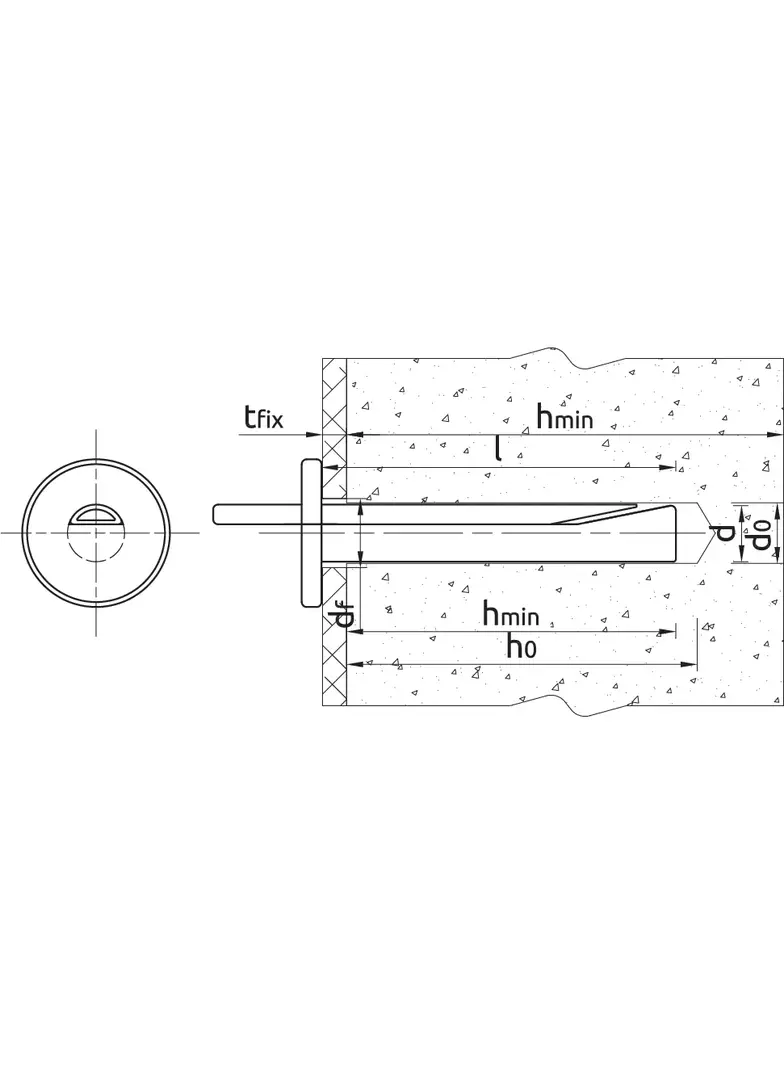 Kotwa do sufitów podwieszanych 6x40 mm 100szt. R-GS-06040 RAWLPLUG