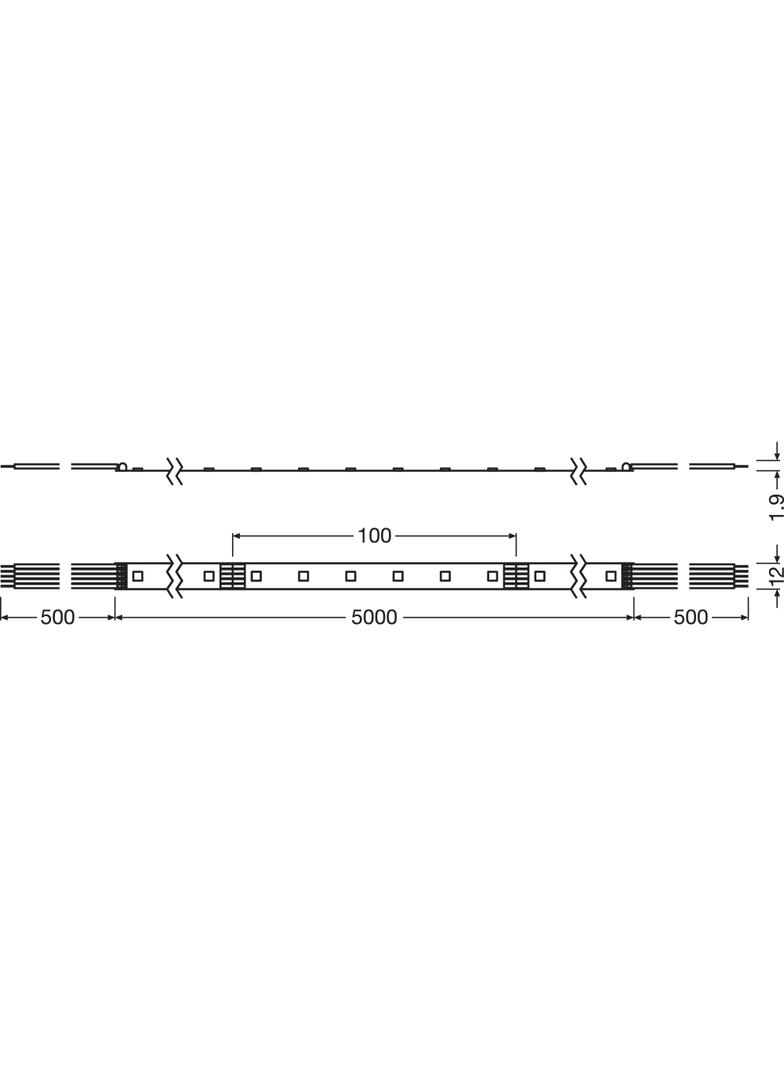 LS PFM-1000 RGBW 830 5 LEDV ELASTYCZNY MODUŁ LED LEDVANCE