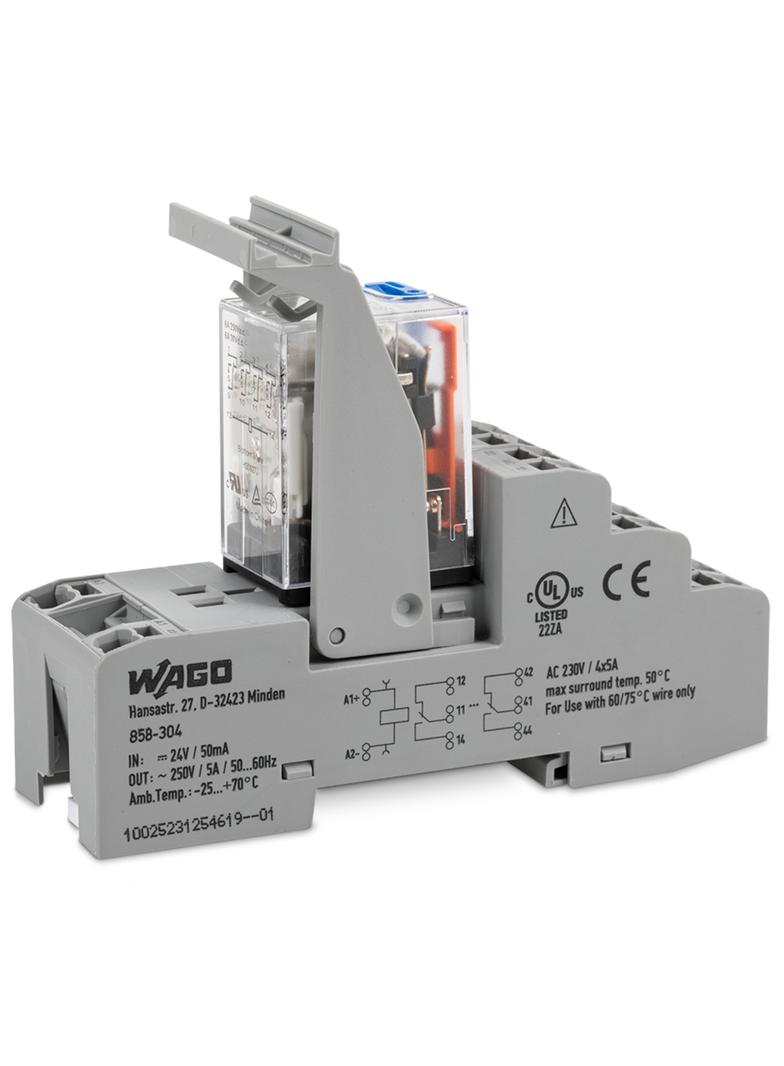 przekaźnik 220V DC 4p /5szt./ WAGO