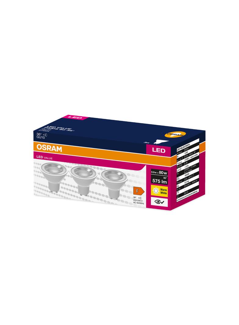 Lampa LED VALUE PAR16 80 36 6,9W/827 230V GU10 FS3 OSRAM