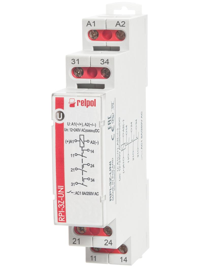 RPI-3Z-UNI Przekaźnik Instalacyjny