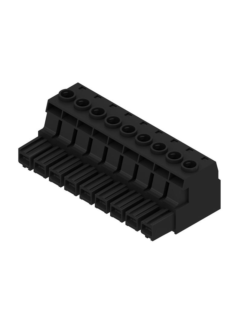 BUZ 10.16HP/09/180 AG BK BX Złącze kablowe do płytek drukowanych /12szt./ WEIDMULLER