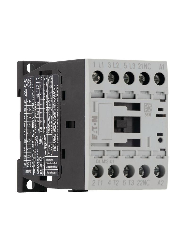 DILM12-01(220VDC) Stycznik mocy 12A [AC-3] 0Z 1R 276884 EATON