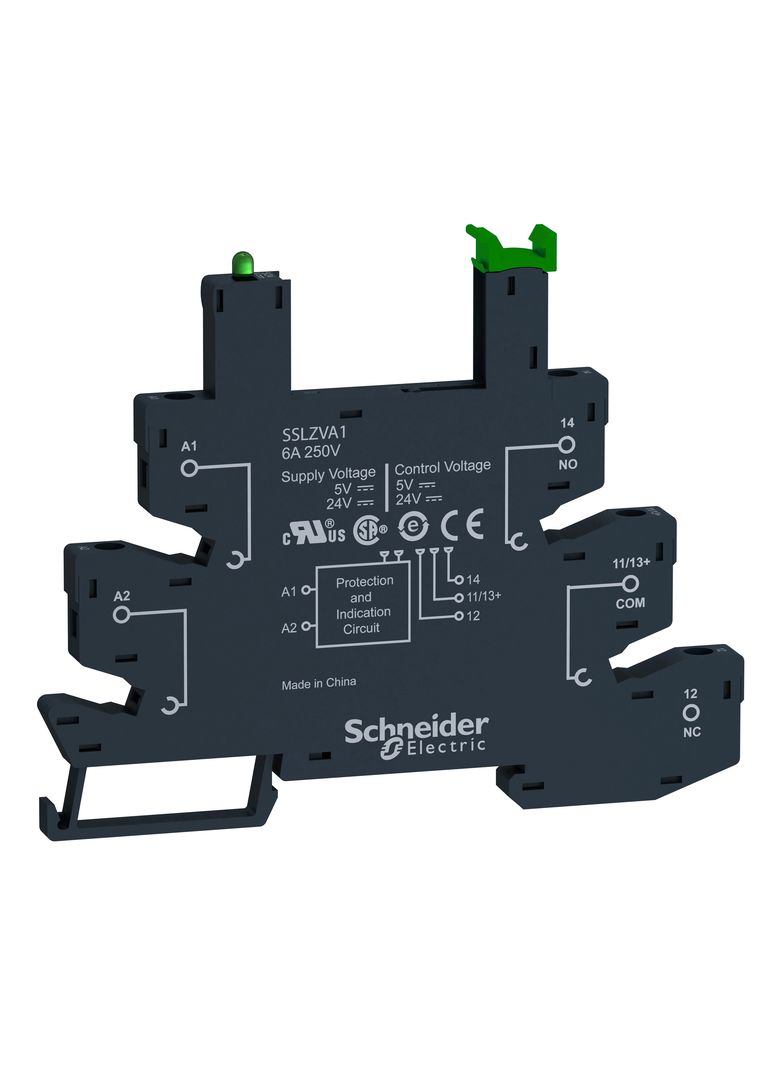 Harmony Relay Gniazdo SSL LED 5V DC, 6A SSLZVA1