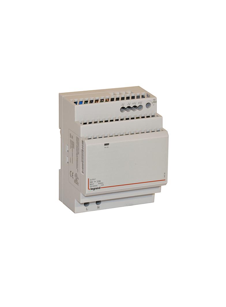 MODUŁOWY JEDNOFAZOWY ZASILACZ IMPULSOWY DC 24V - 92W, Legrand