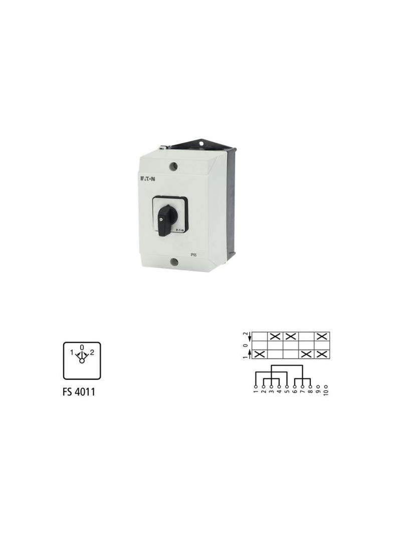 T3-3-8228/I2 Łącznik krzywkowy 32A 13kW 207186 EATON
