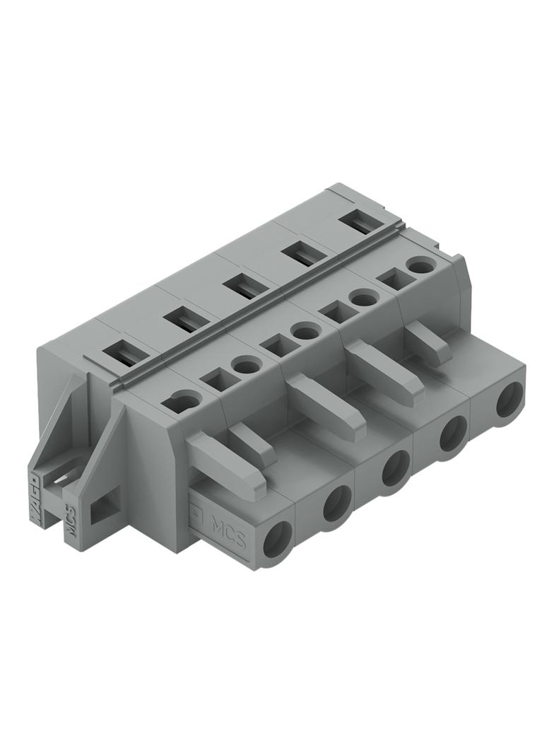 MCS-MIDI Classic gniazdo 5-bieg. szare raster 7,5 mm /50szt./ WAGO