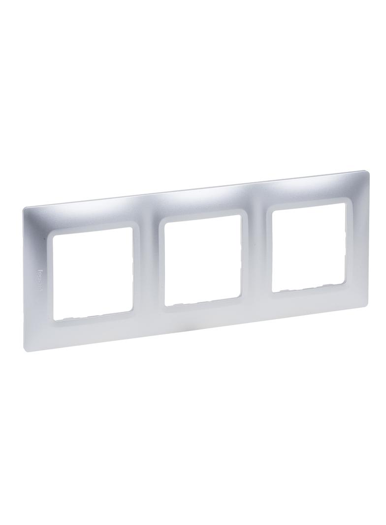 Niloe Selection - Ramka Potrójna Aluminium 762013 LEGRAND