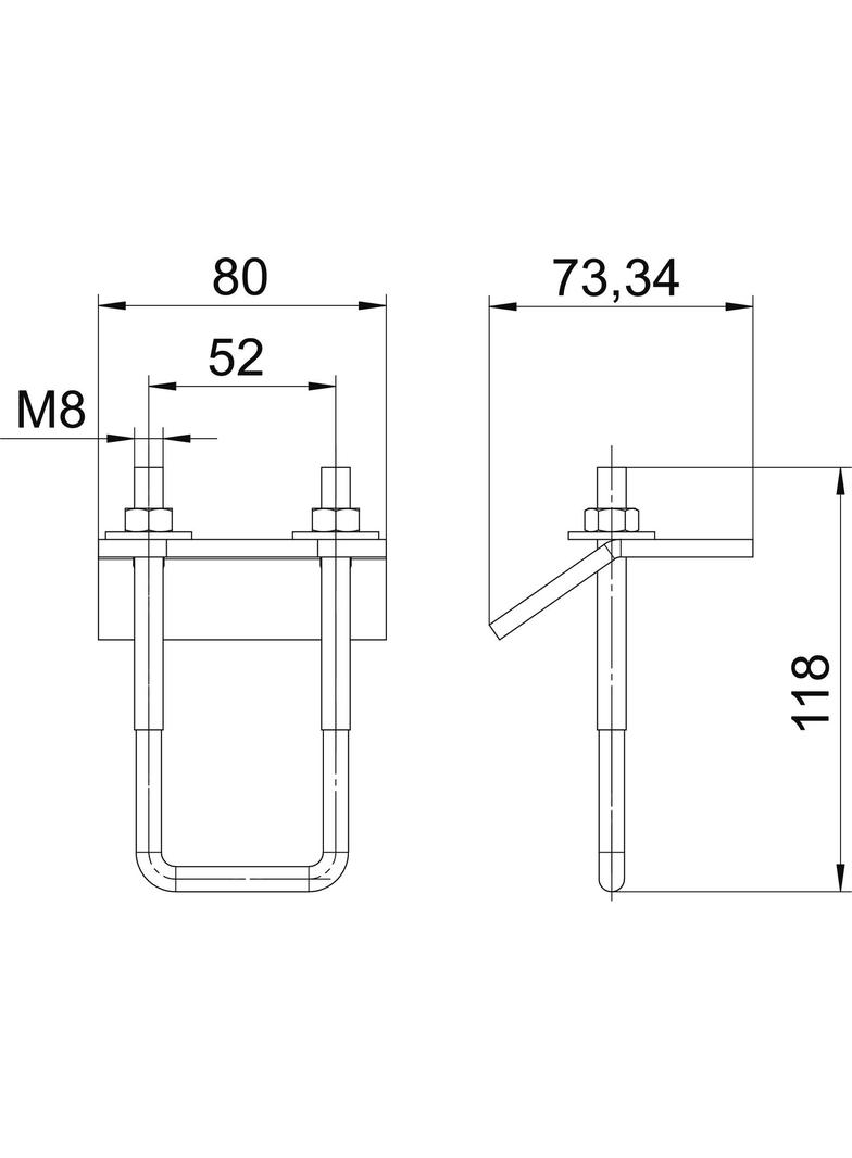 SB MS 41 M8 FT Obejma