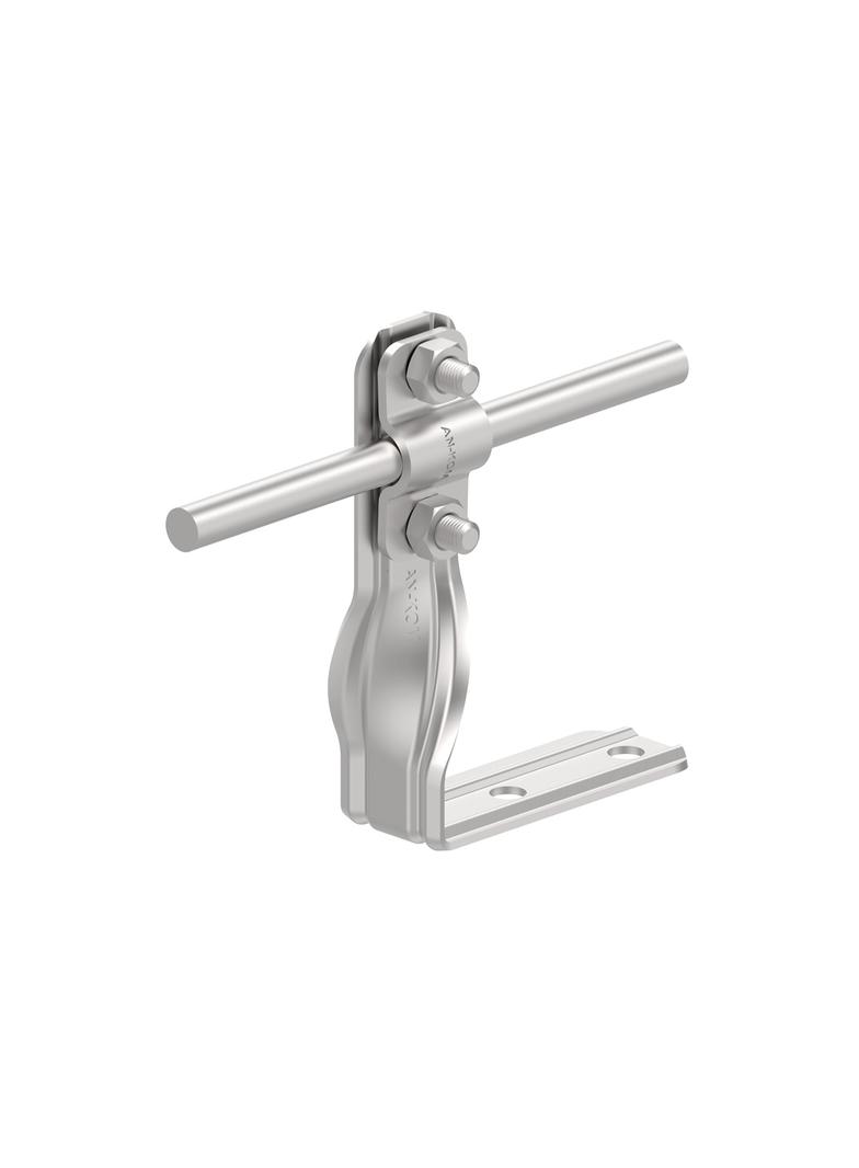 AN-08R/OH/-N Uchwyt kątowy skręcony H=10cm Z-śruba /OH/