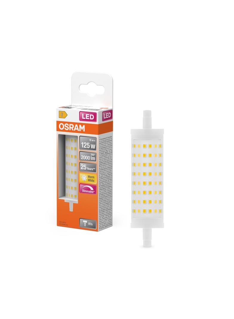 LAMPA LED LINE 118mm 125D 16W/827 230V R7S 6X1