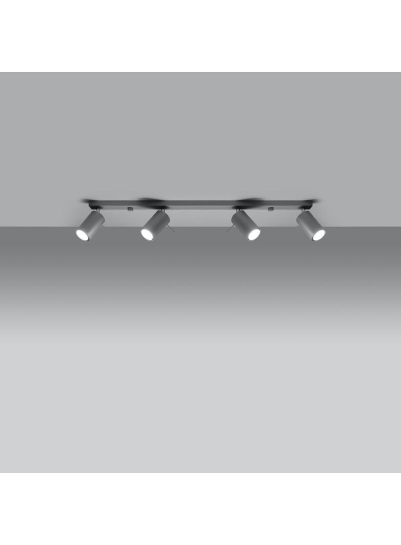 Sollux Plafon RING 4L szary SL.0453