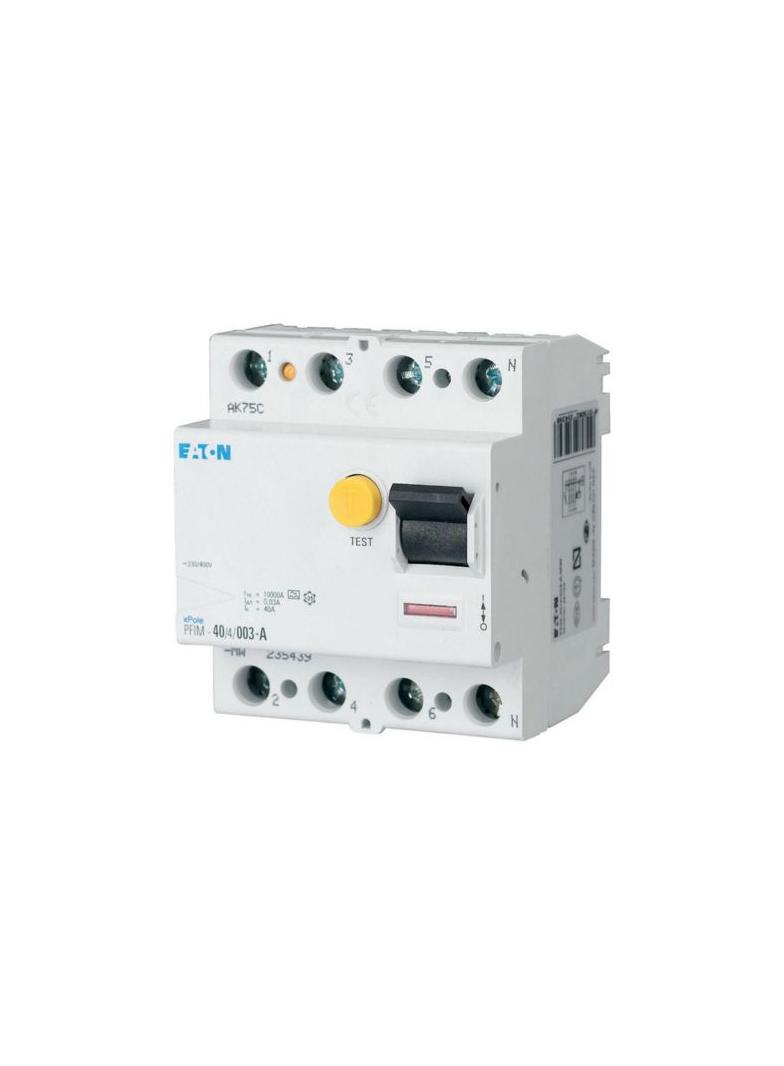 PFIM-40/4/03-A-MW Wyłącznik różnicowoprądowy 10kA 40A 4P 300mA typ A 235441 EATON