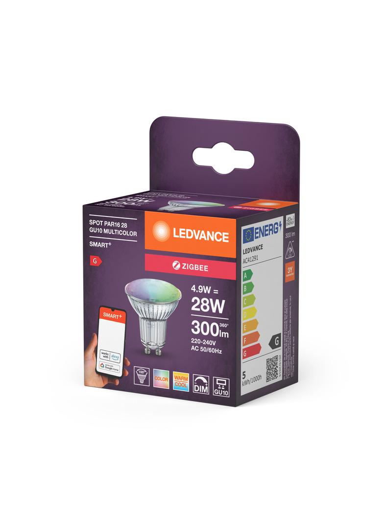 Lampa LED SMART+ ZB Spot PAR16 Glass RGBW 50 yes 4,9W/ GU10