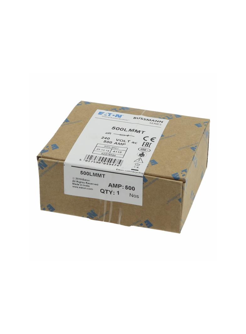 500AMP 240V AC BS88 HIGH SPEED TWIN FUSE Wkładka szybka 500A AC 240V DC 150V BS88 83x84 mm 500LMMT E