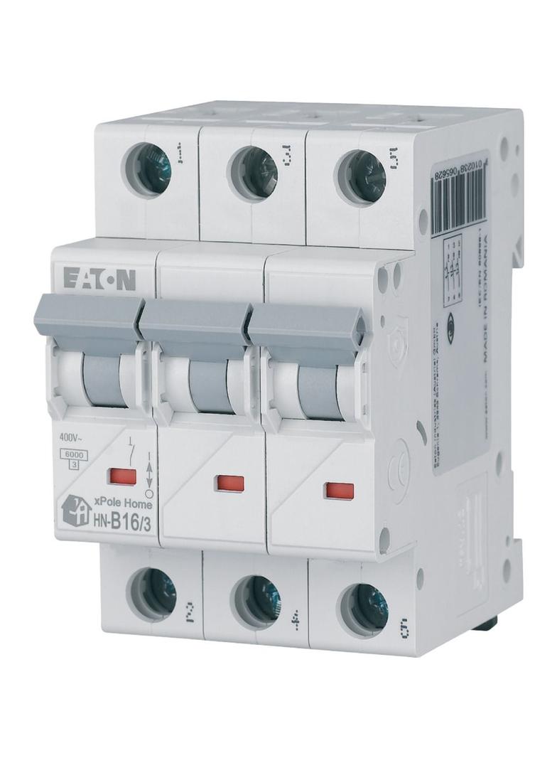 HN-B16/3 Wyłącznik nadprądowy 6kA B16A 3P 194881 EATON