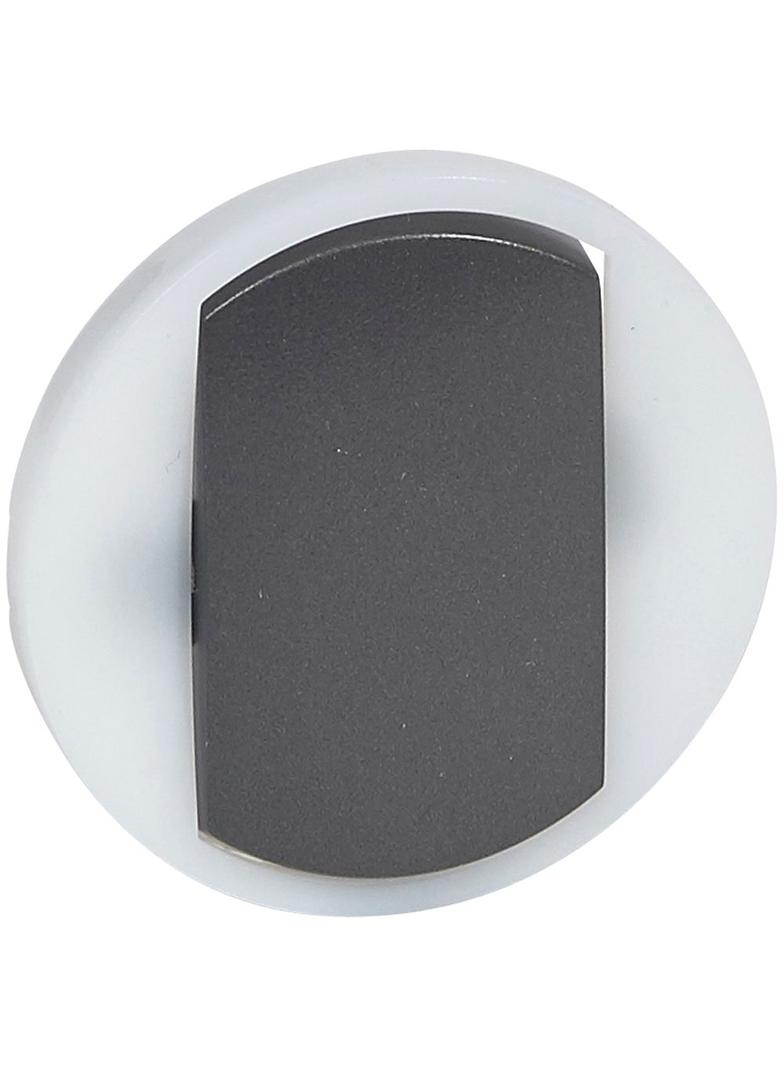 CELIANE - Klawisz Łącznika Uniwersalnego – 10 AX Z Pierścieniem Podświetlanym LED Grafitowy, Legrand