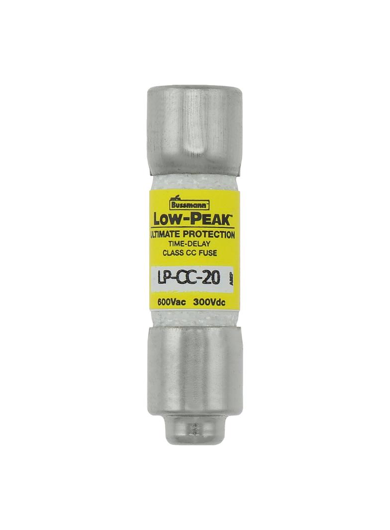 LOW PEAK CC TIME DELAY 20A 600 VAC/300VDC zwłoczna klasa CC LP-CC-20 EATON