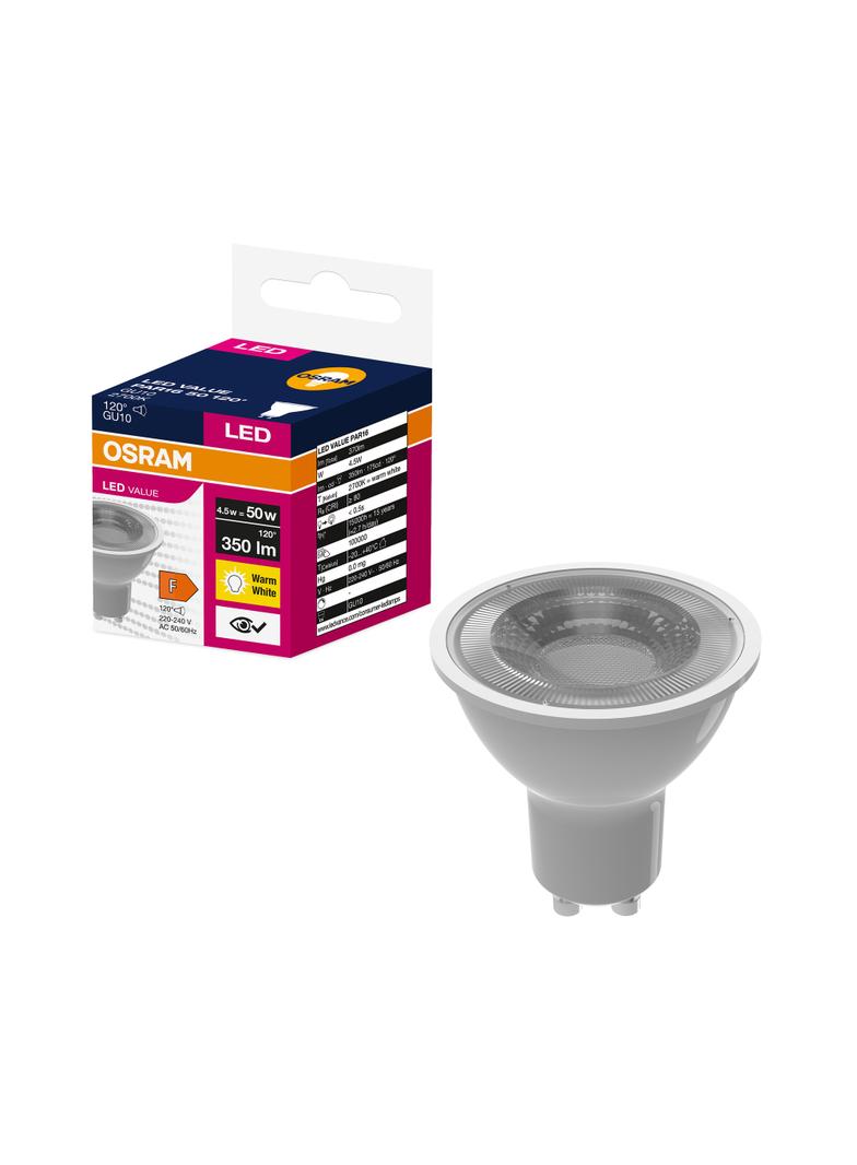 Lampa LED VALUE non-dim PAR16 50 120° 4,5W 827 230V GU10