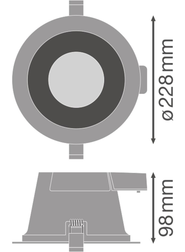 Oprawa DOWNLIGHT COMFORT DN205 20W 3CCT 60DEG WT