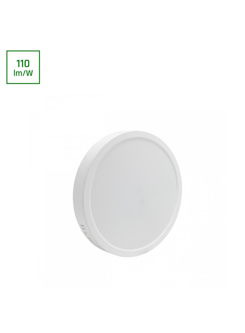 ALGINE NATYNK DOWNLIGHT 24W NW 230V 120st IP20     IK06 288x38mm BIAŁY okrągła