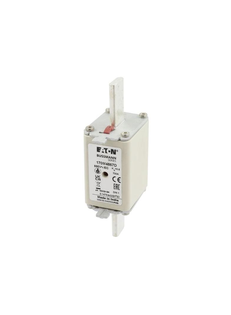 700A 690V aR DIN 1 HSDNH FUSE Wkładka szybka 700A AC 690V DIN 1 aR DIN IEC podwójny wskaźni 170M4867