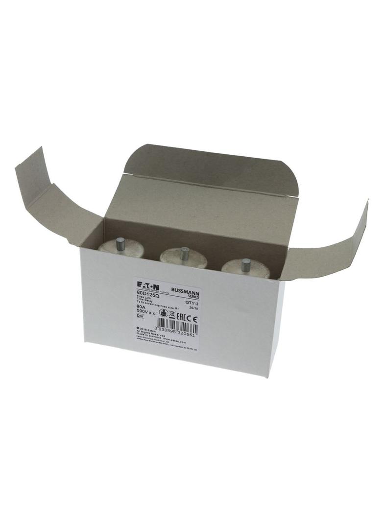 FUSE 80A DIV 500VAC Wkładka DIV 80A 500VAC E125 80D125Q EATON
