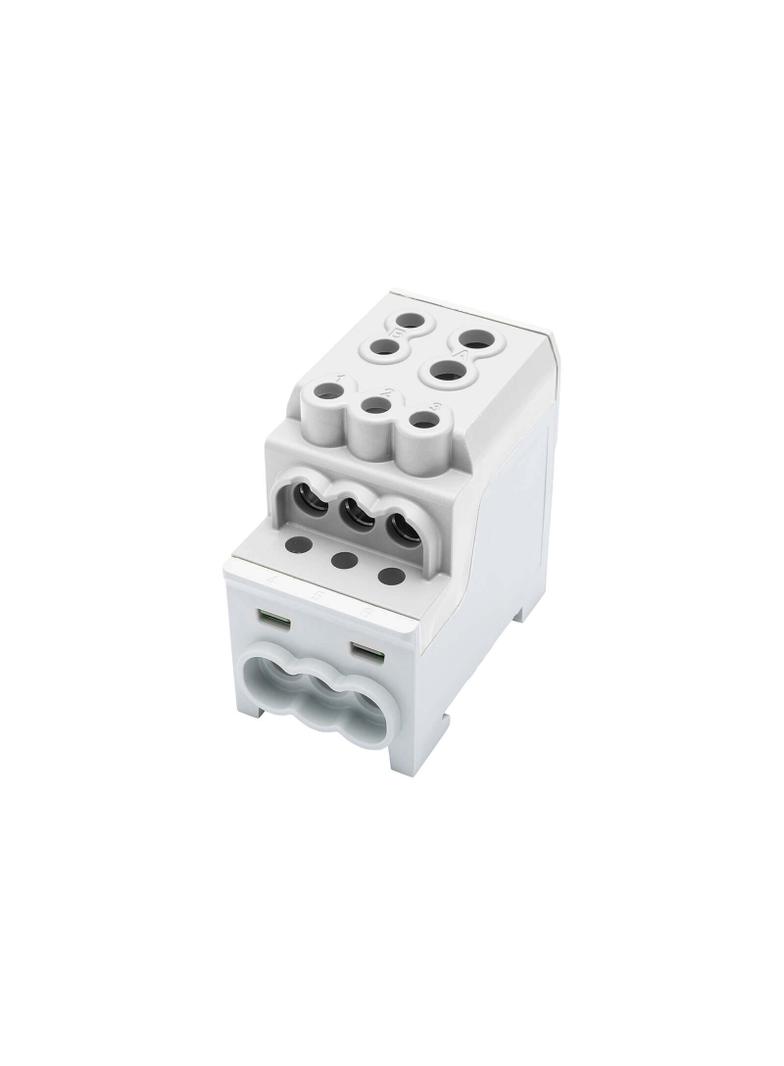 SDB 200 Blok rozdzielczy - dystrybucyjny Al/Cu 80030 SIMBLOCK szary