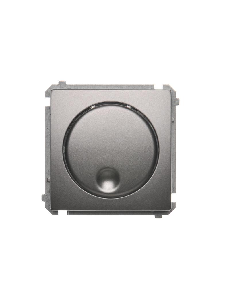 Simon Basic Regulator 1–10 V . Do załączania i regulacji źrodeł światła z zasilaczami sterowanymi 1–10 V stal inox BMS9V.01/21 KONTAKT
