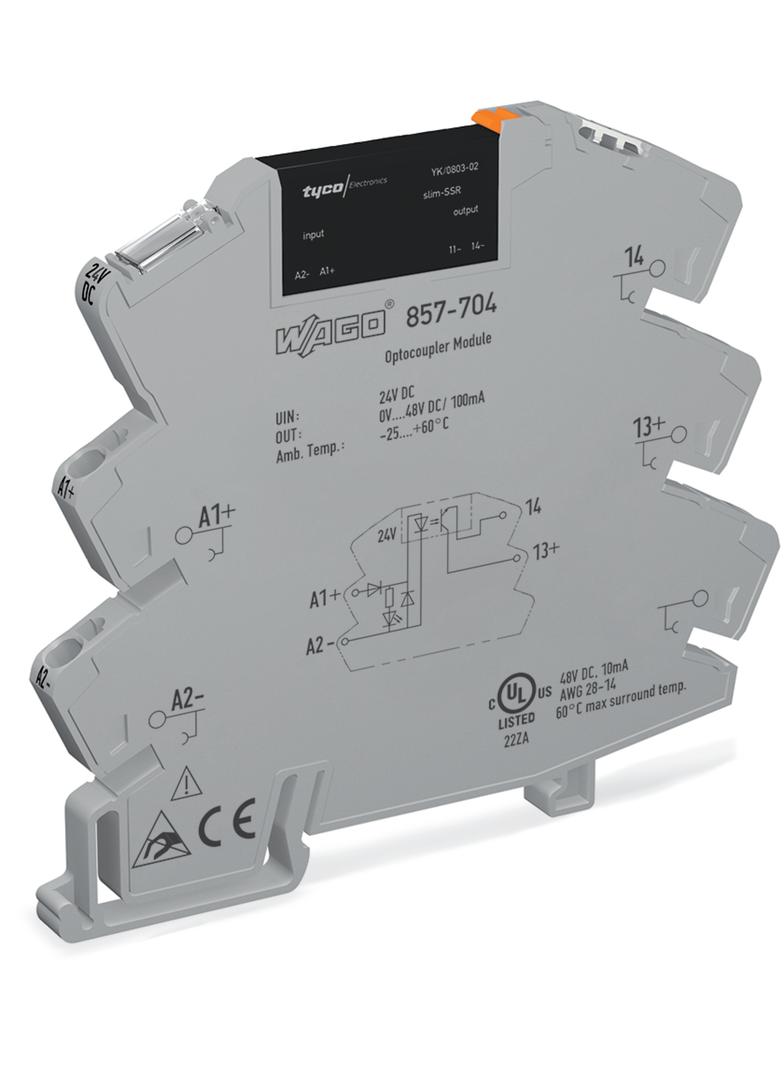 JUMPFLEX podstawka z przekaźnikiem półprzewodnikowym 24V DC/48V DC/0,1A WAGO