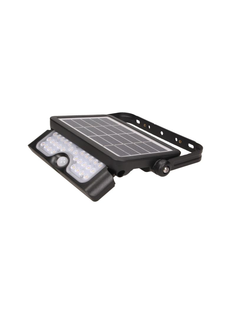 LUX LED 5W, naświetlacz solarny z czujnikiem ruchu 500lm, IP65, 4000K, 2x1500mAh, czarny AD-SL-6108BLR4 ORNO